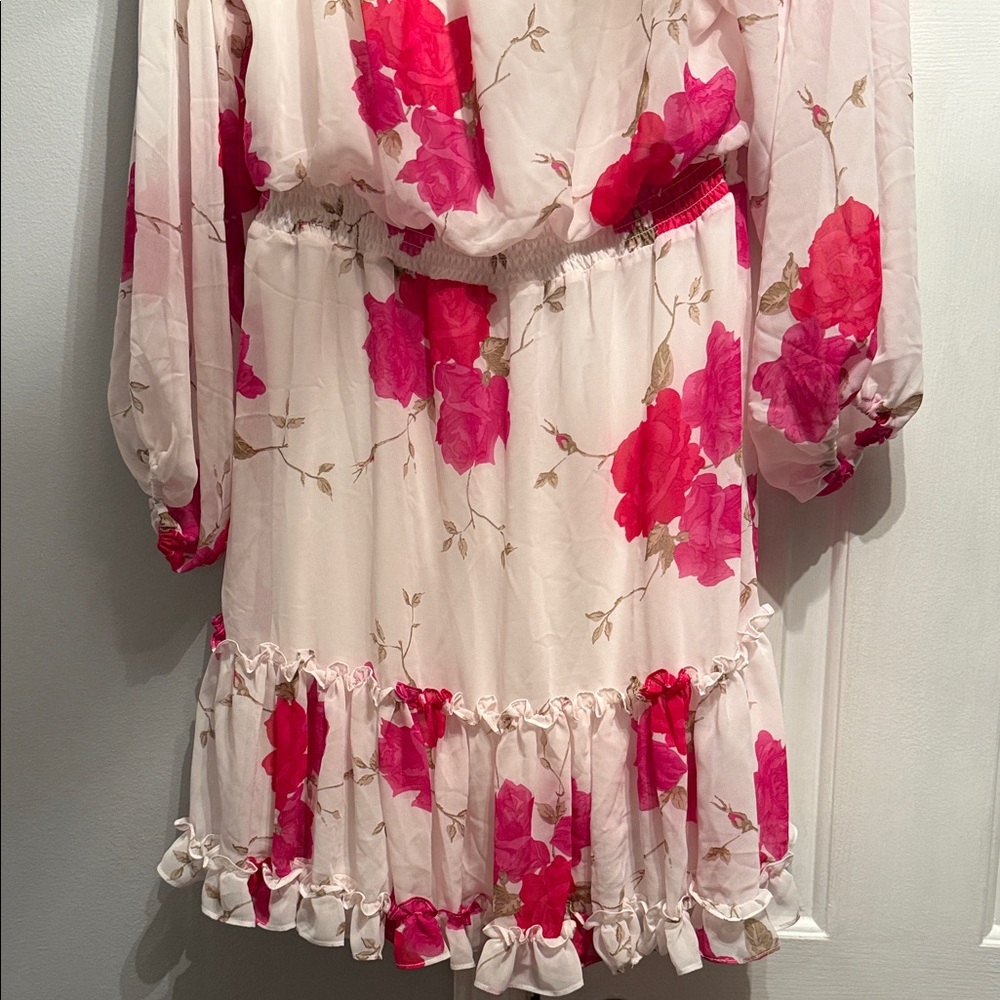 Betsey Johnson Pink Floral Maxi Dress - Picture 8 of 8